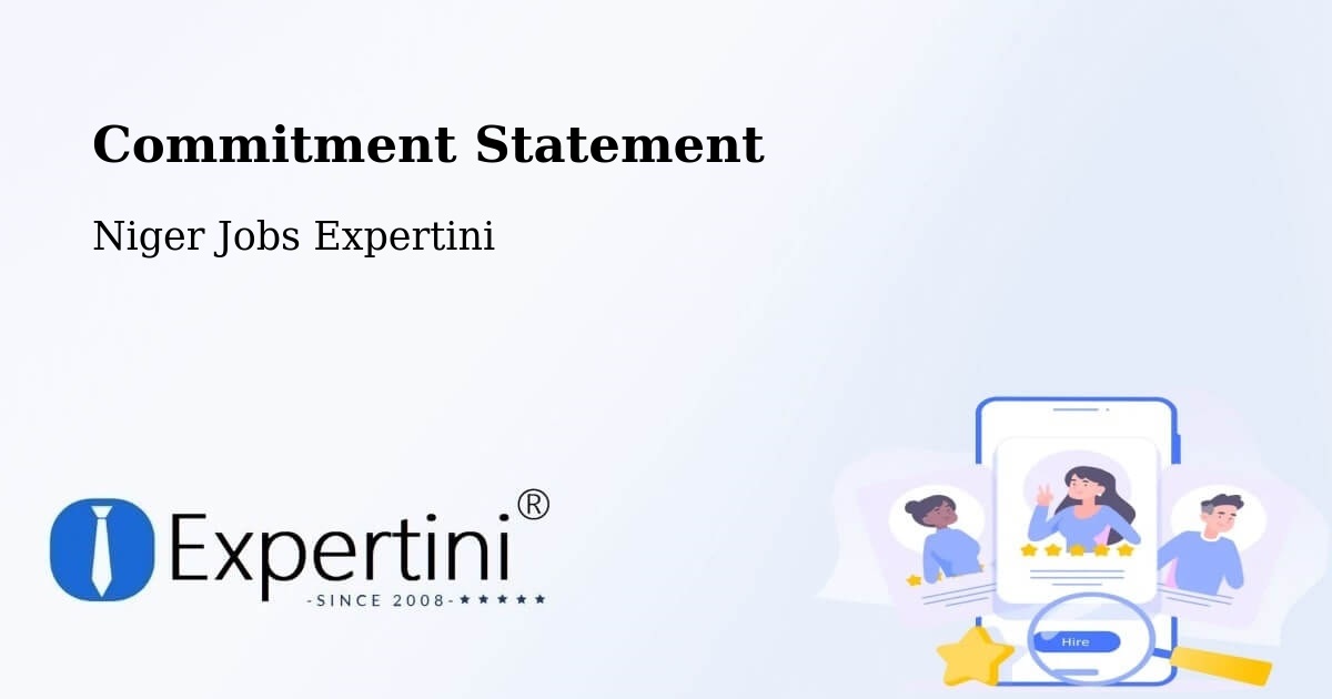 Corporate Commitment – Département D’Aguié - Niger Jobs Expertini